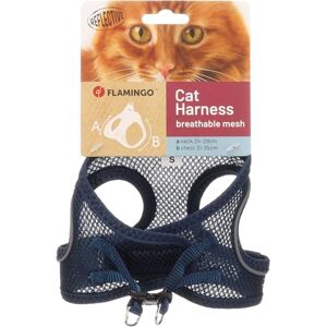 Flamingo Cat Harness Step&Go Berta Dark blue S 24-29cm 31-35cm Flamingo Cat Harness Step&Go Berta Dark blue S 24-29cm 31-35cm