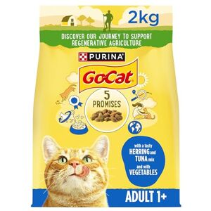 Go-Cat Adult Tuna, Herring & Veg Dry 19900102 2Kg (Pack Of 4) Go-Cat Adult Tuna, Herring & Veg Dry 19900102 2Kg (Pack Of 4)
