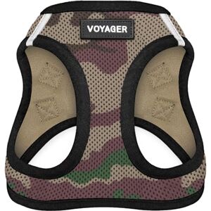 Voyager All Weather Mesh Dog Harness - Reflective, No Pull, Small-Medium Voyager All Weather Mesh Dog Harness - Reflective, No Pull, Small-Medium