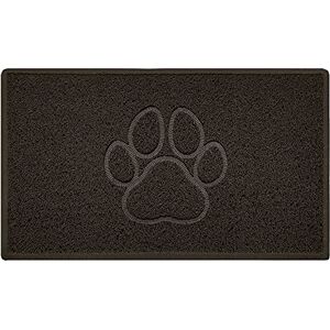 Nicoman PAW Shape Cat Litter Box Mat, Dog Food Feeding Tray Matt, Non-Slip, Easy Clean, Washable(75x44cm,Medium),BROWN Nicoman PAW Shape Cat Litter Box Mat, Dog Food Feeding Tray Matt, Non-Slip, Easy Clean, Washable(75x44cm,Medium),BROWN