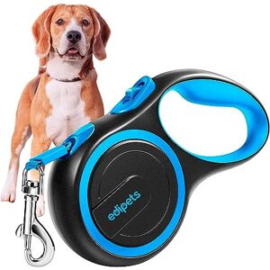 Edipets , Extendable Dog Leash, Retractable, 3, 5 and 8 Metres, Flexible Tape for Training and Walking, with Safe and Brake, Design and Comfortable Grip (Blue, 5 Metres up to 50kg) Edipets , Extendable Dog Leash, Retractable, 3, 5 and 8 Metres, Flexible Tape for Training and Walking, with Safe and Brake, Design and Comfortable Grip (Blue, 5 Metres up to 50kg)