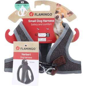 Flamingo Dog Harness Step&Go Herbert Dark brown XS 30cm 30cm Flamingo Dog Harness Step&Go Herbert Dark brown XS 30cm 30cm