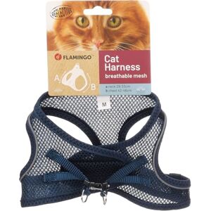 Flamingo Cat Harness Step&Go Berta Dark blue M 29-33cm 42-46cm Flamingo Cat Harness Step&Go Berta Dark blue M 29-33cm 42-46cm