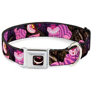 Buckle-Down Seatbelt Buckle Dog Collar Cheshire Cat Tree Poses 1" Wide Fits 11-17" Neck Medium Buckle-Down Seatbelt Buckle Dog Collar Cheshire Cat Tree Poses 1" Wide Fits 11-17" Neck Medium