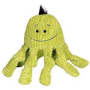 HuggleHounds Plush Corduroy Durable Octo-Knotties Dog Toy, Citron HuggleHounds Plush Corduroy Durable Octo-Knotties Dog Toy, Citron