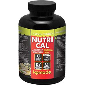 Komodo Nutri-Cal Multivitamin Supplement Prevents Metabolic Bone Disease for Reptiles & Amphibians 330g Komodo Nutri-Cal Multivitamin Supplement Prevents Metabolic Bone Disease for Reptiles & Amphibians 330g