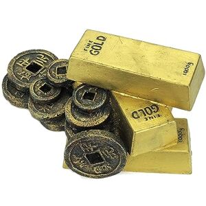 CLASSIC Large Gold Bars with Coins 240m Aquarium Ornament CLASSIC Large Gold Bars with Coins 240m Aquarium Ornament