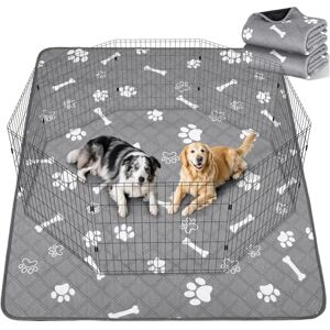 Gimars Reusable Dog Training Pads,2 Pack 120×90cm Washable Dog Pads,Thickened Absorbent Pet Mat,Fast Drying Training Mat for Puppy/Senior Pet Whelping Incontinence Housebreaking Gimars Reusable Dog Training Pads,2 Pack 120×90cm Washable Dog Pads,Thickened Absorbent Pet Mat,Fast Drying Training Mat for Puppy/Senior Pet Whelping Incontinence Housebreaking