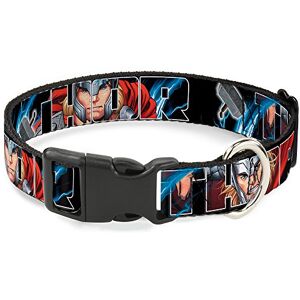 Buckle-Down Plastic Clip Collar THOR Poses/Hammer 1" Wide Fits 9-15" Neck Small Buckle-Down Plastic Clip Collar THOR Poses/Hammer 1" Wide Fits 9-15" Neck Small