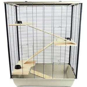 Little Friends Hamster & Rat Cage 78cm x 48cm x 97cm Belfry Tall Multi-Level Grey Little Friends Hamster & Rat Cage 78cm x 48cm x 97cm Belfry Tall Multi-Level Grey