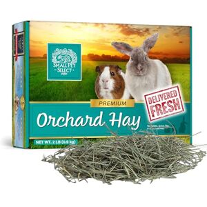SMALL PET SELECT Orchard Grass Hay Pet Food for Rabbits, Guinea Pigs, Chinchillas and Other Small Animals, Premium Natural Hay Grown in The US, 2lb (0.91kg) SMALL PET SELECT Orchard Grass Hay Pet Food for Rabbits, Guinea Pigs, Chinchillas and Other Small Animals, Premium Natural Hay Grown in The US, 2lb (0.91kg)