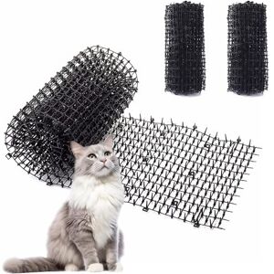 Toopify 13ft Cat Scat Mat with Spikes, Prickle Strips Network Digging Stopper Indoor Deterrent Mat for Garden Outdoor, 2 Pack 6.5ft Toopify 13ft Cat Scat Mat with Spikes, Prickle Strips Network Digging Stopper Indoor Deterrent Mat for Garden Outdoor, 2 Pack 6.5ft