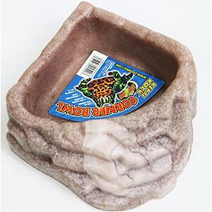 Zoo Med KB-20 Repti Rock Corner Bowl, Small Zoo Med KB-20 Repti Rock Corner Bowl, Small