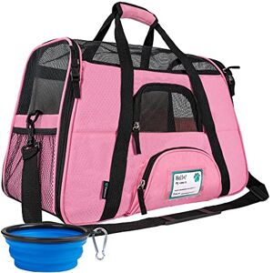 PetAmi Pink Small Airline Approved Pet Carrier - Soft Sided for Travel PetAmi Pink Small Airline Approved Pet Carrier - Soft Sided for Travel