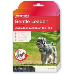 Beaphar Gentle Leader Head Collar for Small Dogs Training Aid Stops Pulling On The Lead – Immediate Effect Adjustable Comfortable Fit – Anti-Pull Collar Behaviourist Endorsed – BLACK x 1 Beaphar Gentle Leader Head Collar for Small Dogs Training Aid Stops Pulling On The Lead – Immediate Effect Adjustable Comfortable Fit – Anti-Pull Collar Behaviourist Endorsed – BLACK x 1