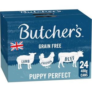 BUTCHER'S Puppy Perfect Wet Dog Food Tins 24 x 400 g BUTCHER'S Puppy Perfect Wet Dog Food Tins 24 x 400 g