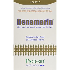 Protexin Denamarin for Cats and Small Dogs Tablets 90 mg, Pack of 30 Tablets Protexin Denamarin for Cats and Small Dogs Tablets 90 mg, Pack of 30 Tablets