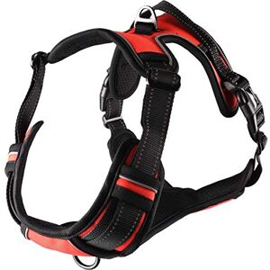 Flamingo Dog Harness Balou Red L 40-62cm 60-85cm 25mm Flamingo Dog Harness Balou Red L 40-62cm 60-85cm 25mm