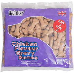 Pointer Dog Treats - Chicken Gravy Bones 400g Pointer Dog Treats - Chicken Gravy Bones 400g