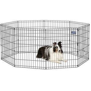 MidWest Homes for Pets MidWest Exercise Pen, 30-Inch, Black MidWest Homes for Pets MidWest Exercise Pen, 30-Inch, Black