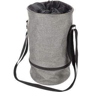 Flamingo FOOD CONTAINER WITH FEEDING BOWL BUSTER DARK GREY 17,5x31CM 4L Flamingo FOOD CONTAINER WITH FEEDING BOWL BUSTER DARK GREY 17,5x31CM 4L