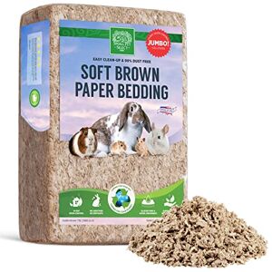 SMALL PET SELECT Brown Natural Paper Bedding, Soft Animal Bedding with Odor Control for Guinea Pig, Rabbit, Hamster, or Bunny, Cage Accessories, Made in the USA, 178L SMALL PET SELECT Brown Natural Paper Bedding, Soft Animal Bedding with Odor Control for Guinea Pig, Rabbit, Hamster, or Bunny, Cage Accessories, Made in the USA, 178L