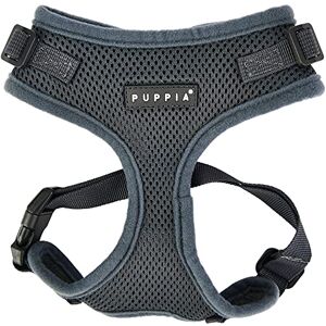 Puppia RiteFit Dog Harness Mesh Over-The-Head All Season No Pull No Choke Walking Training Adjustable Neck & Chest for Small & Medium Dog Grey Small Puppia RiteFit Dog Harness Mesh Over-The-Head All Season No Pull No Choke Walking Training Adjustable Neck & Chest for Small & Medium Dog Grey Small