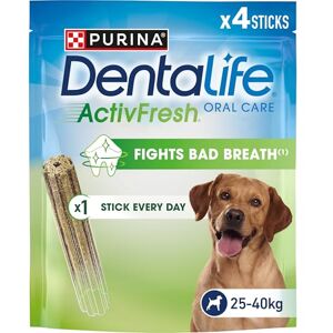 Dentalife ActivFresh Large Dental Chicken Dog Chews 4 Sticks, Pack of 6 Dentalife ActivFresh Large Dental Chicken Dog Chews 4 Sticks, Pack of 6