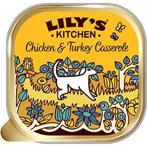 Lily's Kitchen Chicken & Turkey Casserole Complete Natural Adult Dog Food Wet (10 x 150g Trays) Lily's Kitchen Chicken & Turkey Casserole Complete Natural Adult Dog Food Wet (10 x 150g Trays)