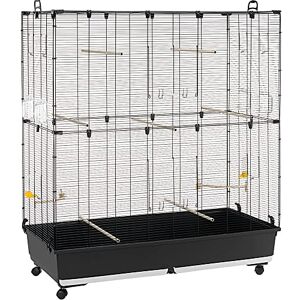 Ferplast Bird Cage Aviary PLANETA LARGE Large Cage for Birds, Canaries, Budgies, Finches, Loverbirds, Metal, Accessories Included Rotating Feeders Perches Wheels, 118 x 59 x h 135 cm. Ferplast Bird Cage Aviary PLANETA LARGE Large Cage for Birds, Canaries, Budgies, Finches, Loverbirds, Metal, Accessories Included Rotating Feeders Perches Wheels, 118 x 59 x h 135 cm.