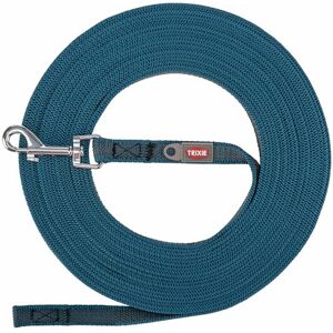 Trixie training dog lead robust long dog leash with comfortable handle, 590.55" / 0.59", s-m size, petrol blue 197892 Trixie training dog lead robust long dog leash with comfortable handle, 590.55" / 0.59", s-m size, petrol blue 197892