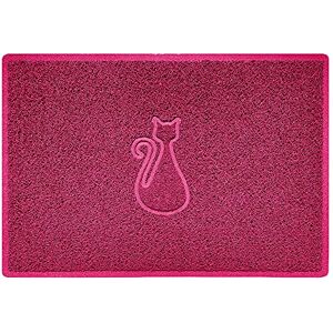 Nicoman CAT Shape Cat Litter Box Mat, Dog Food Feeding Tray Matt, Non-Slip, Easy Clean, Washable(90x60cm,Large),PINK Nicoman CAT Shape Cat Litter Box Mat, Dog Food Feeding Tray Matt, Non-Slip, Easy Clean, Washable(90x60cm,Large),PINK