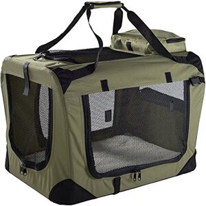 Floofy Friends Pet Carrier Bag, Large Cat Carrier Puppy Dog Carrier for Small Dogs Cats Kittens Rabbits With Reversible Fleece Mat, Foldable Travel Crate for Car Green Floofy Friends Pet Carrier Bag, Large Cat Carrier Puppy Dog Carrier for Small Dogs Cats Kittens Rabbits With Reversible Fleece Mat, Foldable Travel Crate for Car Green
