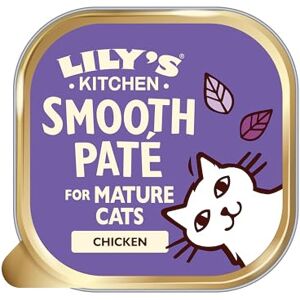 Lily's Kitchen Made with Natural Ingredients Smooth Chicken Paté Mature Cat Food Tray 19 x 85g Lily's Kitchen Made with Natural Ingredients Smooth Chicken Paté Mature Cat Food Tray 19 x 85g