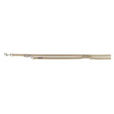 Trixie Premium Extension Lead, L–XL, 78.7 in/1.0 in in sand double-layer dog lead, triple adjustable – non-slip, water-repellent & easy to clean – 200936 Trixie Premium Extension Lead, L–XL, 78.7 in/1.0 in in sand double-layer dog lead, triple adjustable – non-slip, water-repellent & easy to clean – 200936