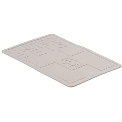 United Mustafa Bowl Mat, Medium, Light Grey United Mustafa Bowl Mat, Medium, Light Grey