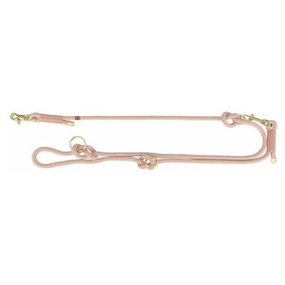 Trixie V-Leine Soft Rope, XS-S, 2 m/6 mm, Pink Adjustable Dog Lead for Small Dogs Made of Woven Rope, 3-Way Adjustable Length 1985207 Trixie V-Leine Soft Rope, XS-S, 2 m/6 mm, Pink Adjustable Dog Lead for Small Dogs Made of Woven Rope, 3-Way Adjustable Length 1985207
