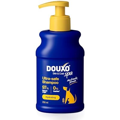 Douxo Spa Oatmeal Dog Shampoo, 250 ml, Cleans and Deeply Hydrates the Skin, Enhances the Fur, Leaves the Fur Soft and Radiant, pH Balanced and Hypoallergenic, Ultra-Safe Skin-Friendly Formula Douxo Spa Oatmeal Dog Shampoo, 250 ml, Cleans and Deeply Hydrates the Skin, Enhances the Fur, Leaves the Fur Soft and Radiant, pH Balanced and Hypoallergenic, Ultra-Safe Skin-Friendly Formula