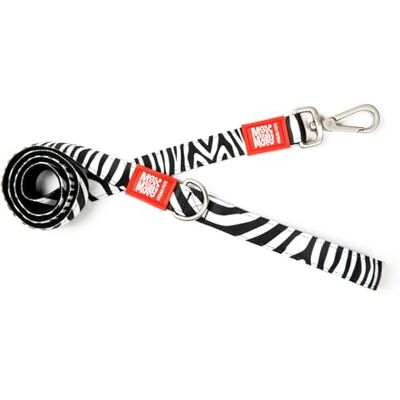 Max & Molly Urban Pets Max & Molly Zebra Classic And Colorful Unique Design Comfortable Secure Cushioned Neoprene Sporty And Elegant Short Leashes, M Max & Molly Urban Pets Max & Molly Zebra Classic And Colorful Unique Design Comfortable Secure Cushioned Neoprene Sporty And Elegant Short Leashes, M