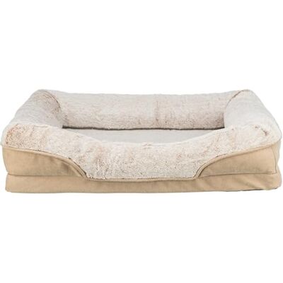 Trixie Dog Bed - Orthopedic Memory Foam - Beige - 90x65 cm Trixie Dog Bed - Orthopedic Memory Foam - Beige - 90x65 cm