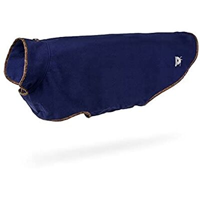 Petface 45cm Fleece Dog Coat Navy - Dog Coat Petface 45cm Fleece Dog Coat Navy - Dog Coat