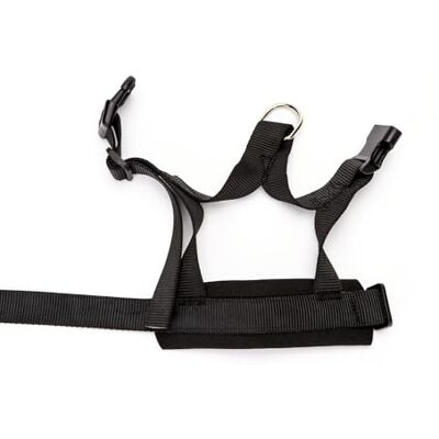 Patapalooza Nylon muzzle for dogs, adjustable, breathable and durable; ideal for safe walks and control in stressful situations. Patapalooza Nylon muzzle for dogs, adjustable, breathable and durable; ideal for safe walks and control in stressful situations.