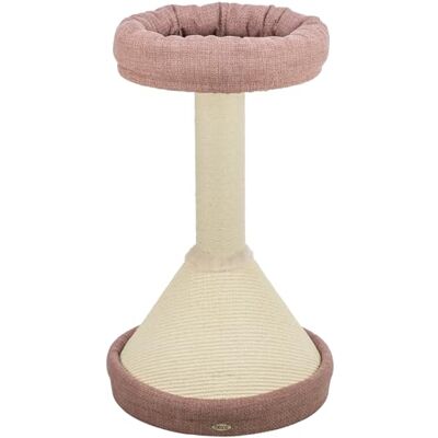 Trixie Viviana 44476 Cat Scratching Post Round 80 cm in Dusky Pink Multi-Tier Cat Tree with Many Scratching and Play Options as well as Retreats Cosy and Stable Trixie Viviana 44476 Cat Scratching Post Round 80 cm in Dusky Pink Multi-Tier Cat Tree with Many Scratching and Play Options as well as Retreats Cosy and Stable
