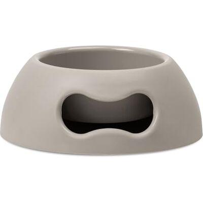 United Pappy Small Dog and Cat Bowl, EcoFriendly, Italian Design, Made in Italy, Grey, Bowl for Small Dogs and Cats, Capacity 350ml (12 oz) United Pappy Small Dog and Cat Bowl, EcoFriendly, Italian Design, Made in Italy, Grey, Bowl for Small Dogs and Cats, Capacity 350ml (12 oz)