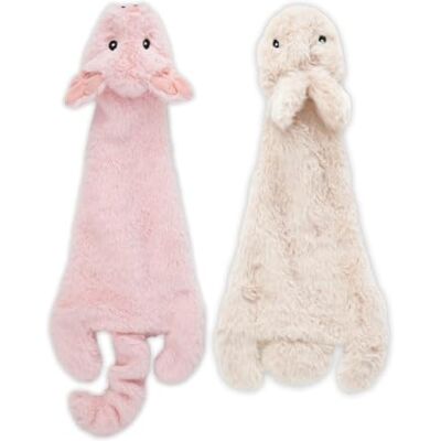 Best Pet Supplies 2-in-1 Stuffless Squeaky Dog Toys with Soft, Durable Fabric for Small, Medium, and Large Pets by No Stuffing for Indoor Play, Hare, Pig, size L Best Pet Supplies 2-in-1 Stuffless Squeaky Dog Toys with Soft, Durable Fabric for Small, Medium, and Large Pets by No Stuffing for Indoor Play, Hare, Pig, size L