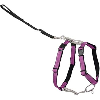 PetSafe 3 in 1 Harness and Car Restraint, Medium, Plum, No Pull, Adjustable, Training for small/medium/large dogs PetSafe 3 in 1 Harness and Car Restraint, Medium, Plum, No Pull, Adjustable, Training for small/medium/large dogs