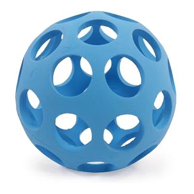 Rosewood Cyber Rubber Lattice Football for Dogs Tough, Interactive Dog Toy for Chewing, Fetch and Play Non-Toxic Rubber Suitable for Adult Dogs and Puppies Assorted Colours (1pc) Rosewood Cyber Rubber Lattice Football for Dogs Tough, Interactive Dog Toy for Chewing, Fetch and Play Non-Toxic Rubber Suitable for Adult Dogs and Puppies Assorted Colours (1pc)