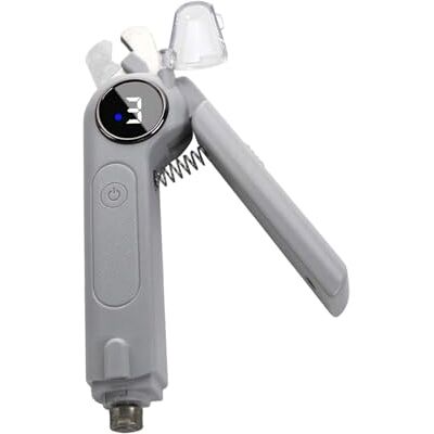 WRWIZDR Quiet Cordless Pet Nails Clippers Grinder with Ergonomic, Gray Rechargeable USB Charging LED Light Easy to Clean Portable Small Dog Cats Paws Pet Grooming Tool Supply WRWIZDR Quiet Cordless Pet Nails Clippers Grinder with Ergonomic, Gray Rechargeable USB Charging LED Light Easy to Clean Portable Small Dog Cats Paws Pet Grooming Tool Supply