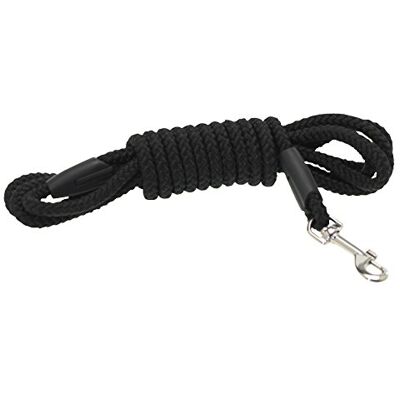 Chapuis Sellerie Dog Leash - Polypropylene Rope, 8 mm x 3 m, Black - Dog Leash S Chapuis Sellerie Dog Leash - Polypropylene Rope, 8 mm x 3 m, Black - Dog Leash S