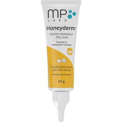 MP Labo Honeyderm Balm for Cats & Dogs – Soothing Honey Balm for Dry or Irritated Skin, Minor Wounds & Cracks – Safe, Fragrance-Free, 62g Tube MP Labo Honeyderm Balm for Cats & Dogs – Soothing Honey Balm for Dry or Irritated Skin, Minor Wounds & Cracks – Safe, Fragrance-Free, 62g Tube